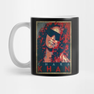 Vintage Popart Chaka Khan Mug